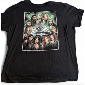 2024 WWE WRESTLEMANIA 40 I WAS THERE SHIRT Sz 2XL ROCK ROMAN CODY Philadelphia